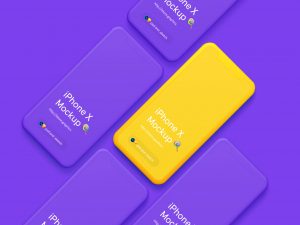 Best iPhone X Mockups for Sketch and Photoshop