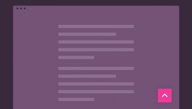 CSS Back to Top Buttons