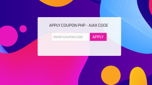 Apply Promo code or Coupon code in Php using Ajax