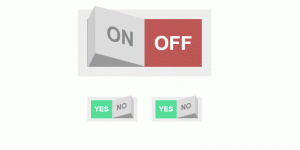 Checkbox Designed as Rocker Switch in Pure CSS