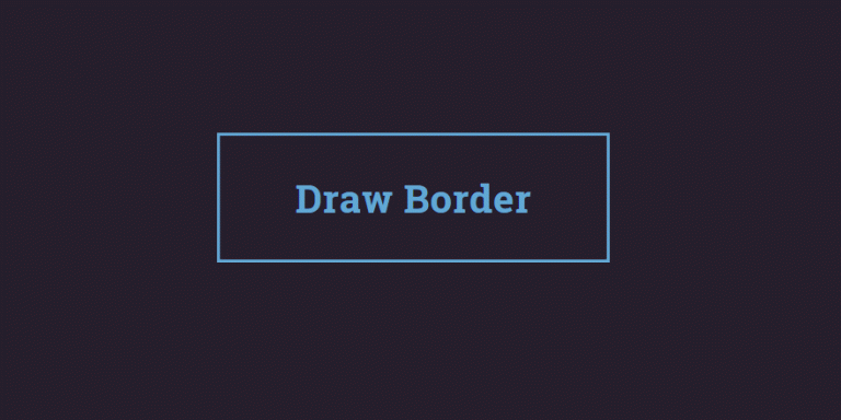 Button Border And Text Color Fill On Hover