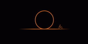 Loop-The-Loop Bike Loader In CSS