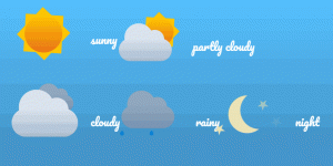 Kids Weather Animations In CSS