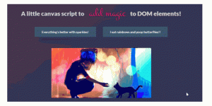 Sparkle Effect Using JQuery And Canvas