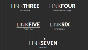 Top 33 CSS Link Hover Effects