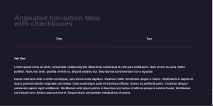 Radio Button Styled As Accordion Tabs