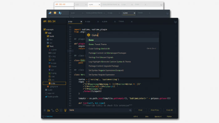 TOP 18 Sublime Text Themes - Gpkumar.com